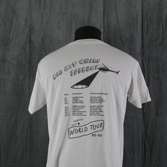 Band Shirt - Red Hot Chili Peppers 2022-23 World Tour - Men's Medium - Picture 8 of 10